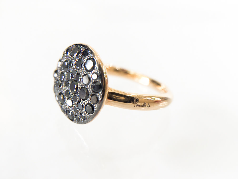 POMELLATO Black Diamond Sabbia Ring