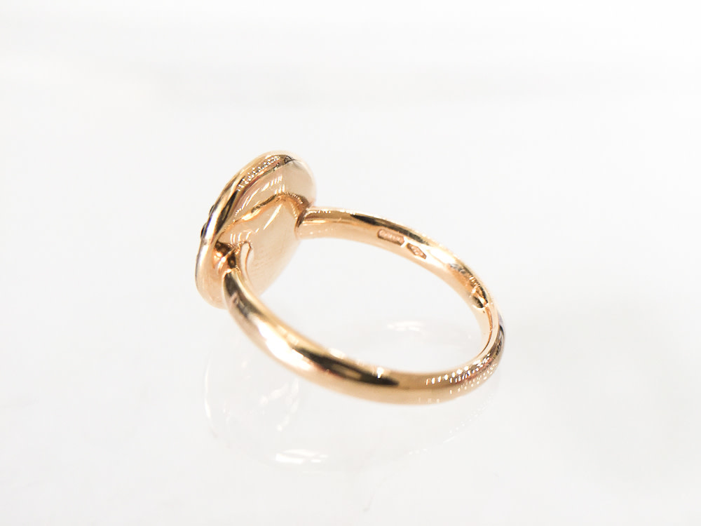 POMELLATO Black Diamond Sabbia Ring