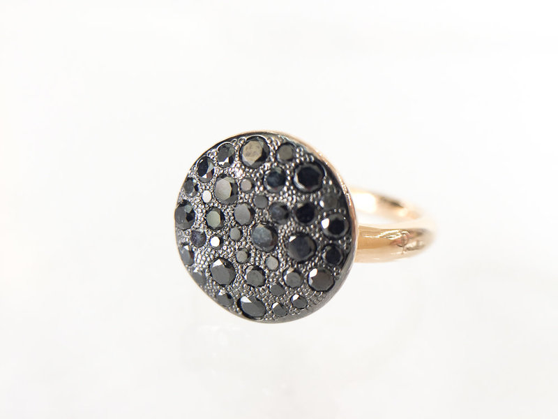 POMELLATO Black Diamond Sabbia Ring