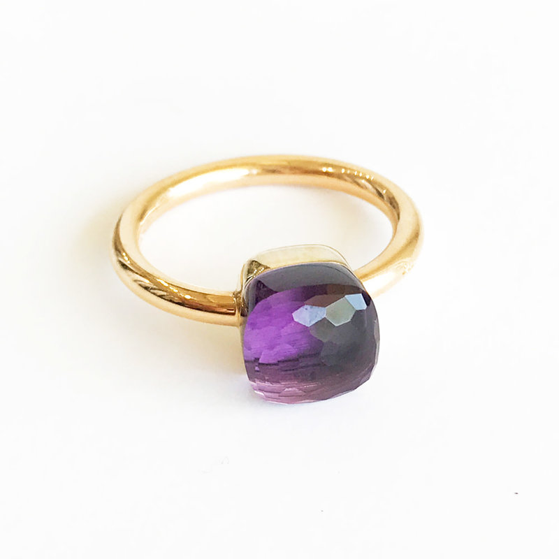 POMELLATO Petit Nudo Amethyst Ring