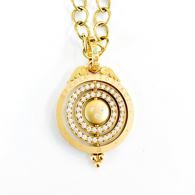 Temple St. Clair Ball Chain Necklace Yellow Gold