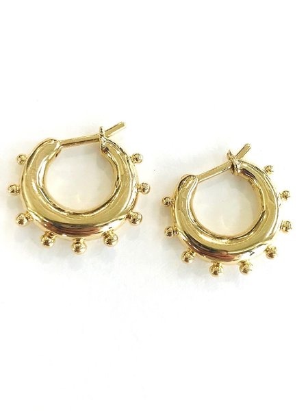 TEMPLE ST CLAIR 18K Small Yoga Hoop Earring