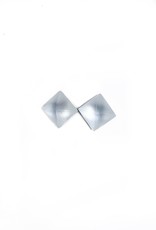 ALEXIS BITTAR Pyramid Post Earring - Silver
