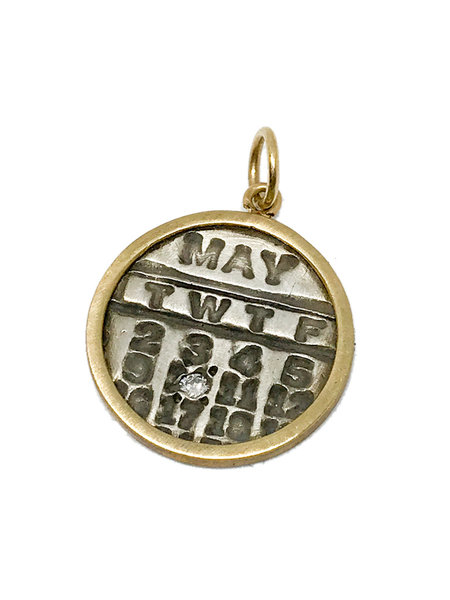 Diamond Calendar Charm - May 10