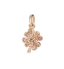 DODO Brown Diamond Clover Charm