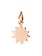 DODO Rose Gold Sun Charm