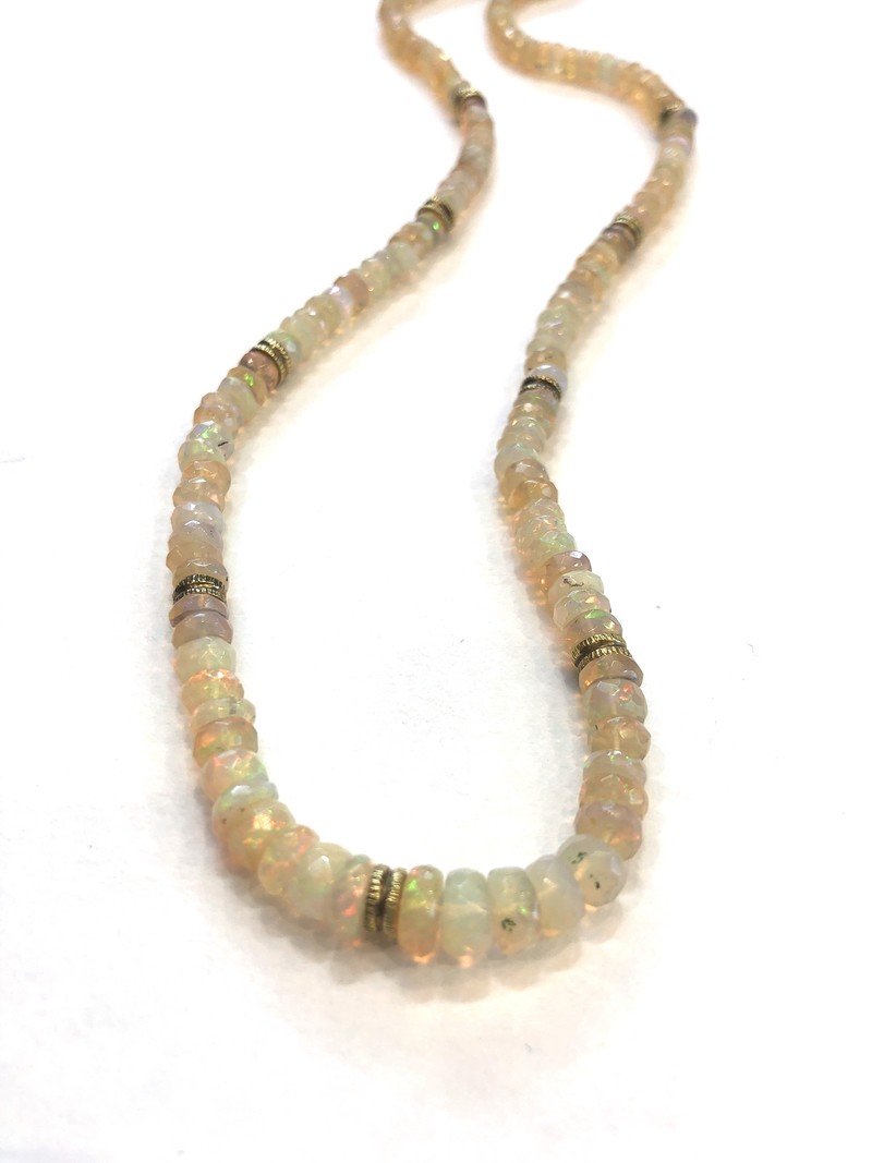LAUREN K Opal Bead Necklace