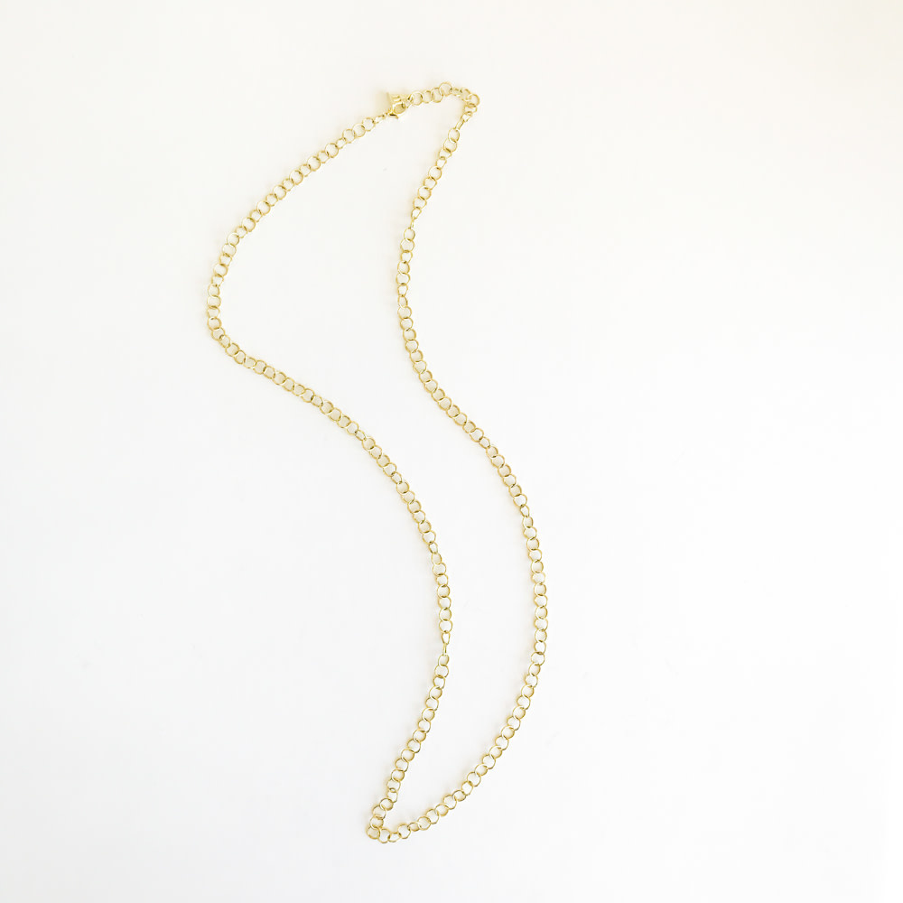 TEMPLE ST CLAIR 18K Extra Small Round Chain - 24"