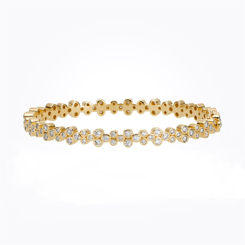 TEMPLE ST CLAIR Trio Diamond Cuff Bracelet