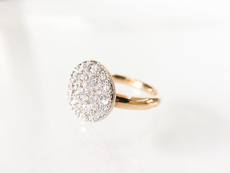 POMELLATO Sabbia White Diamond Ring