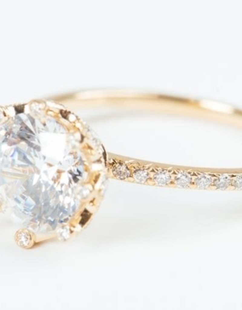 ERICA COURTNEY White Sapphire Emani Ring