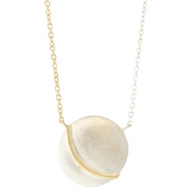 SHAESBY Gold Accent Coin Necklace