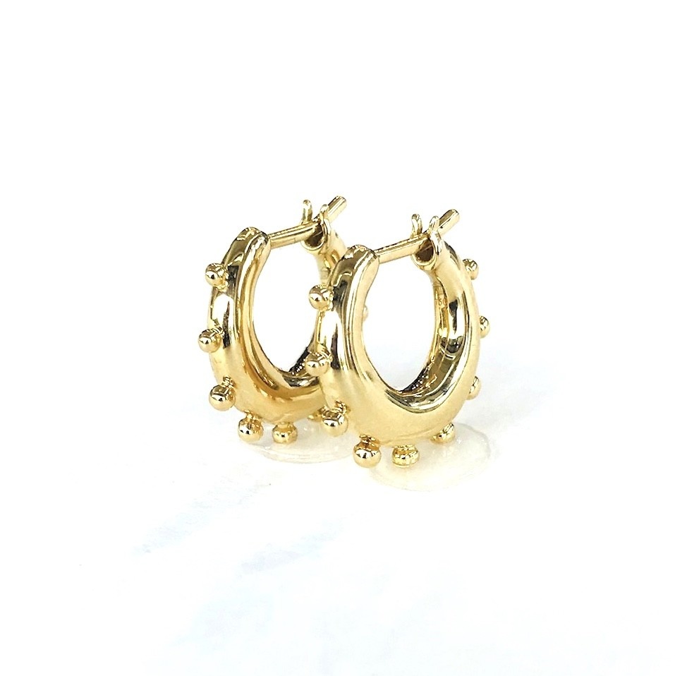 TEMPLE ST CLAIR 18K Small Yoga Hoop Earring