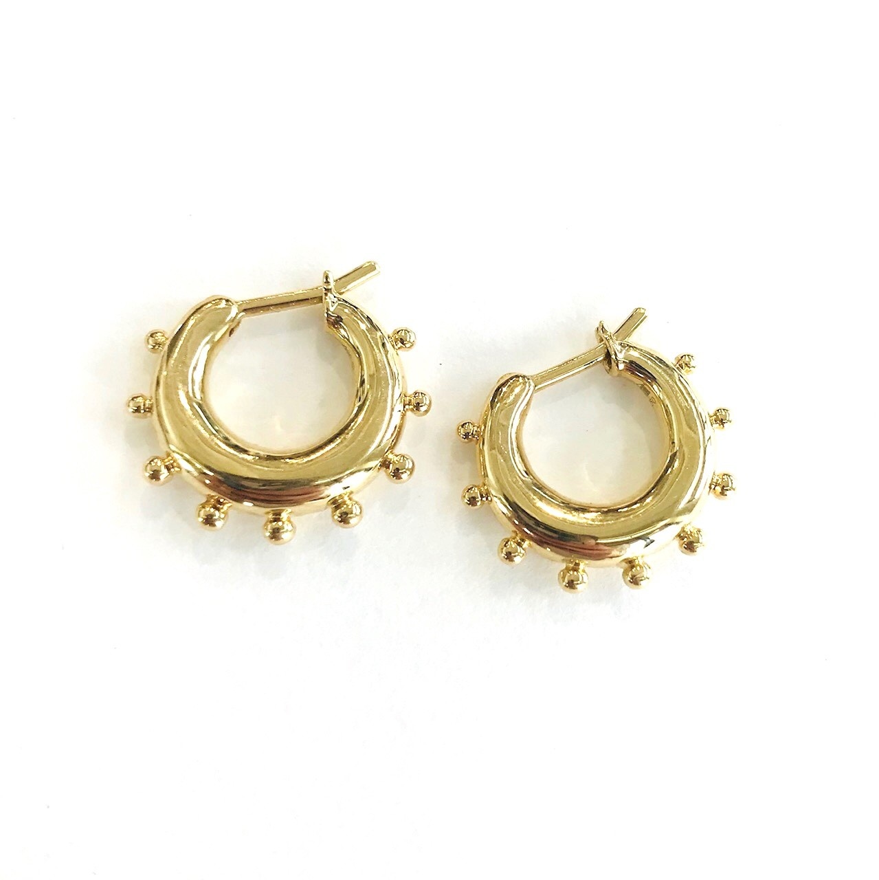 TEMPLE ST CLAIR 18K Small Yoga Hoop Earring