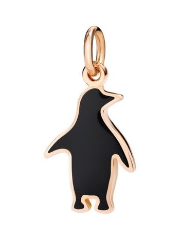 DODO Penguin Black Enamel Charm