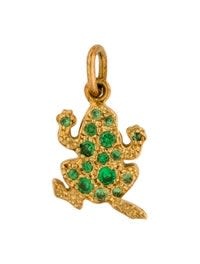 DODO Tsavorite Frog Charm