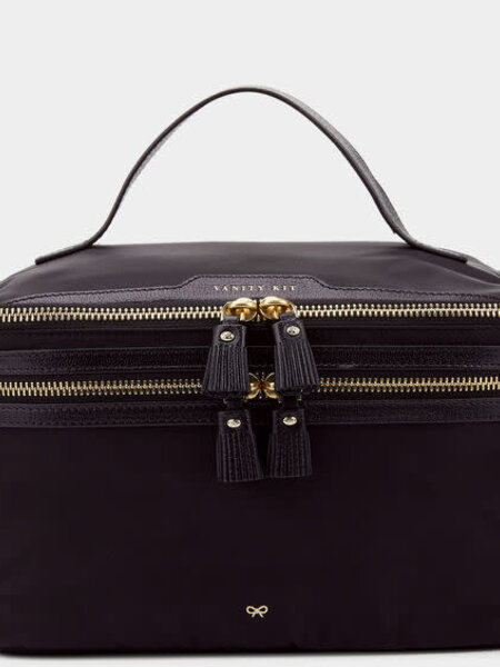 ANYA HINDMARCH Vanity Kit Black Nylon