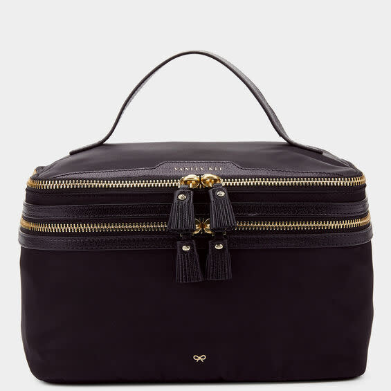 ANYA HINDMARCH Vanity Kit Black Nylon