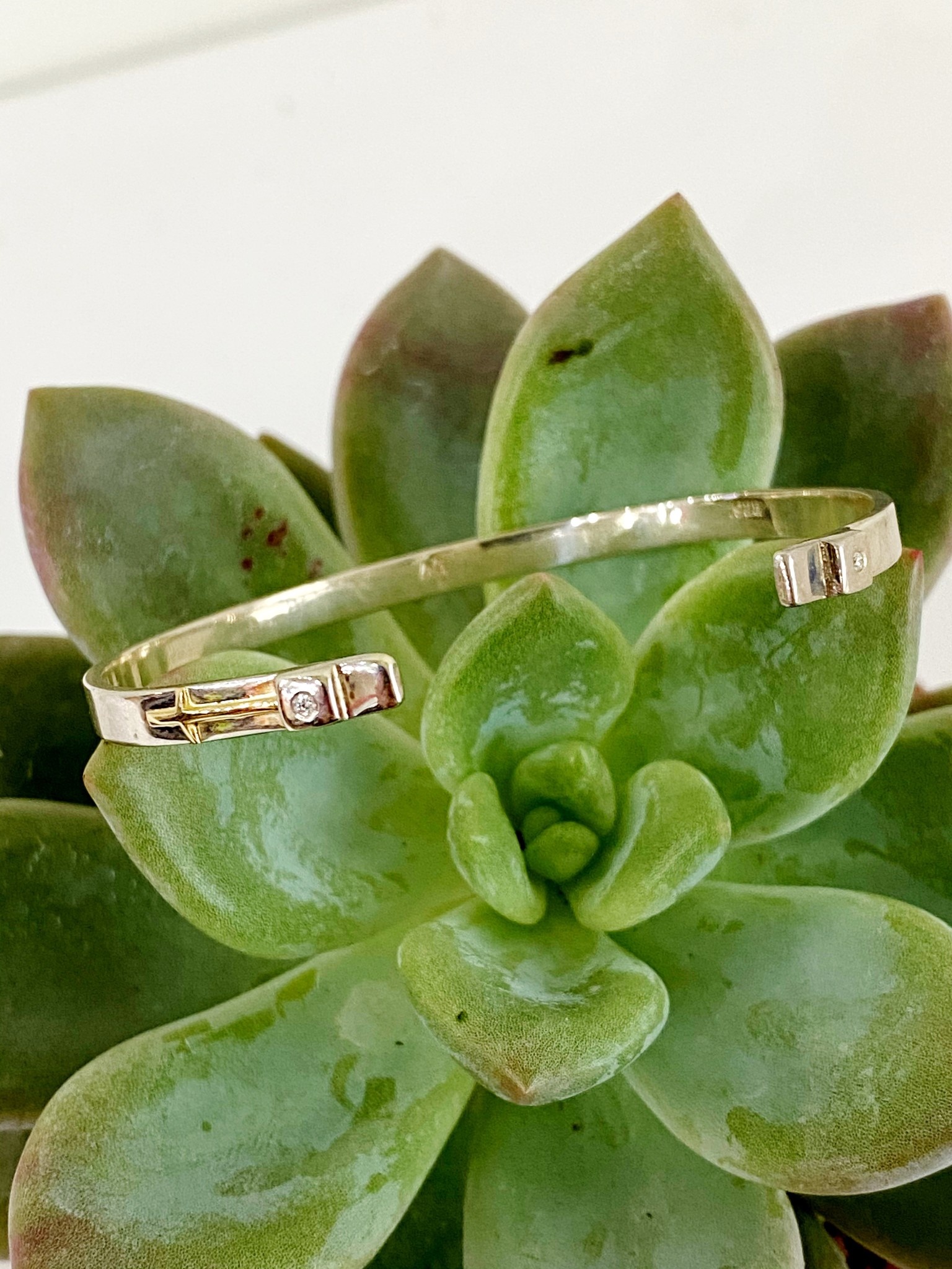 SHANNON JOHNSON Sterling Petite Signature Cuff