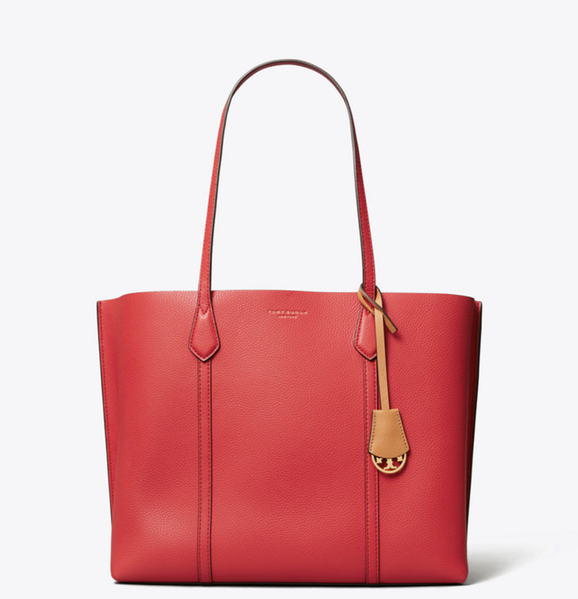 tory burch pebbled leather tote