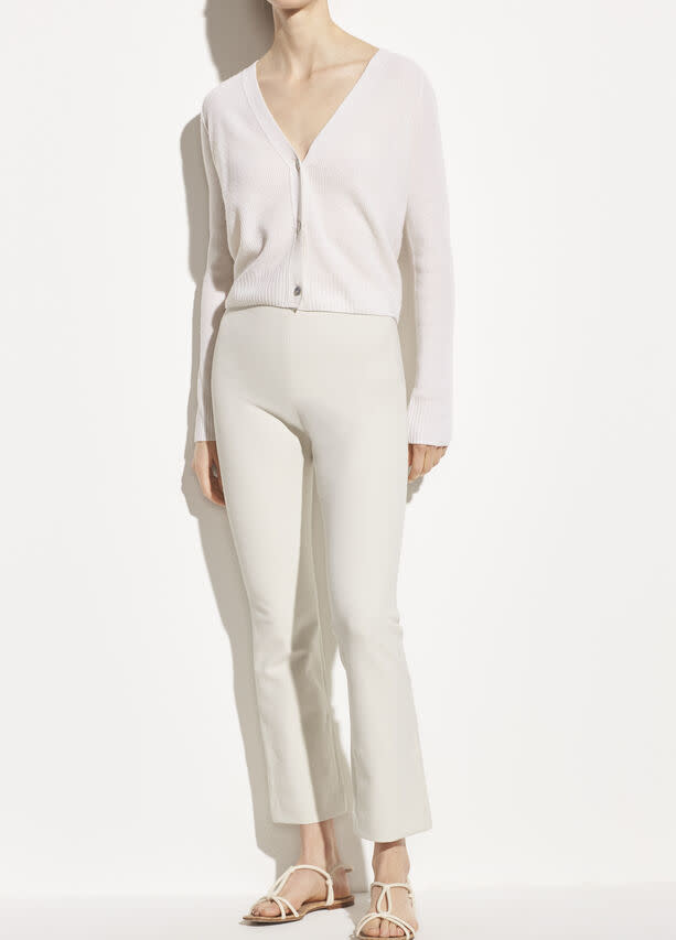 VINCE Crop Flare - Cobblestone