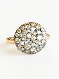 POMELLATO Sabbia Brown Diamond Ring