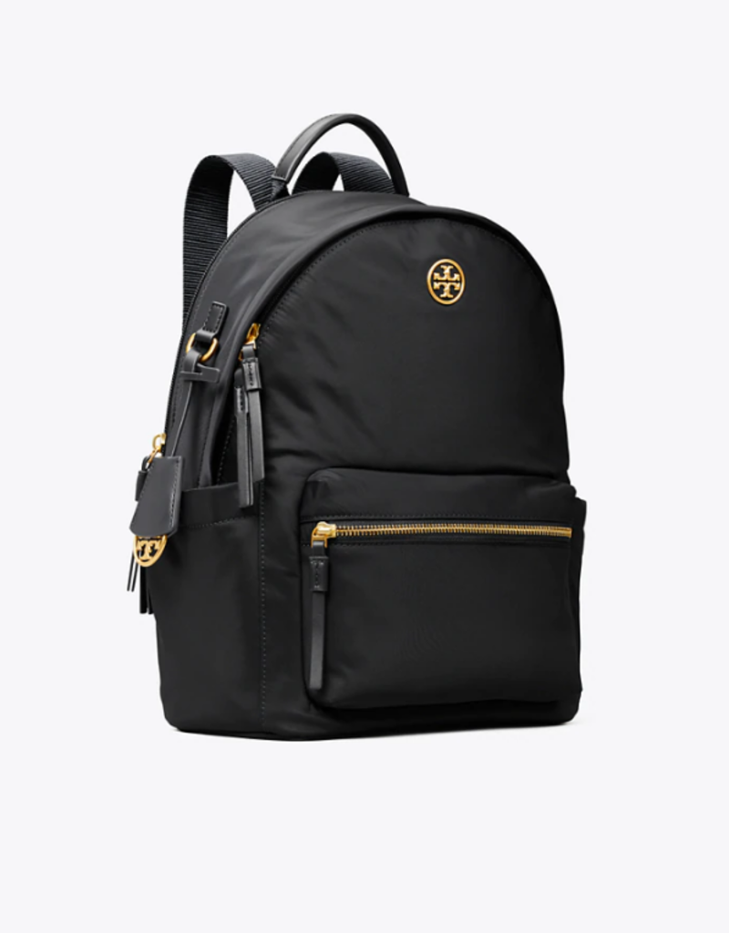 tory burch black nylon backpack