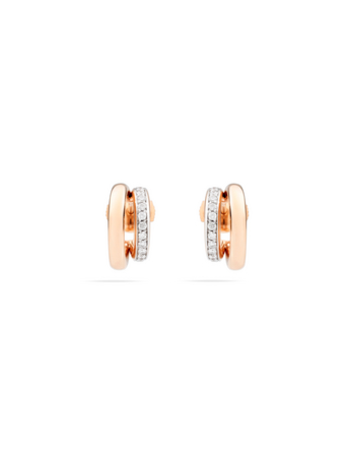 POMELLATO Iconica Diamond Double Hoop Earrings