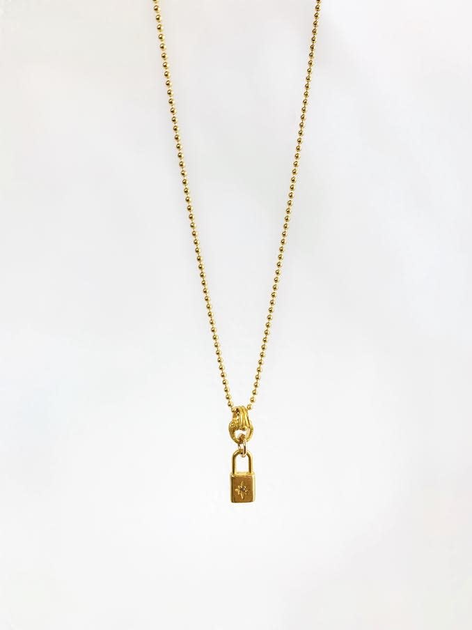 SENNOD Florence Lock Necklace 16"