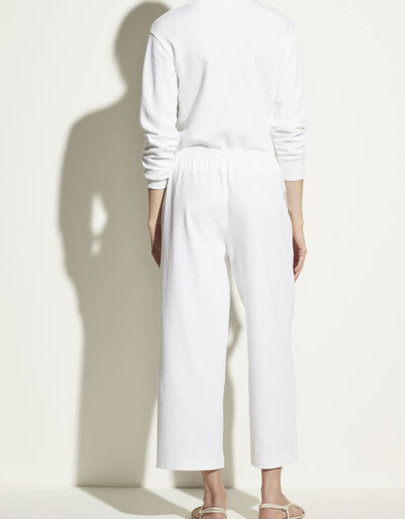 VINCE Cropped Wide Leg Pull On Knit Pant