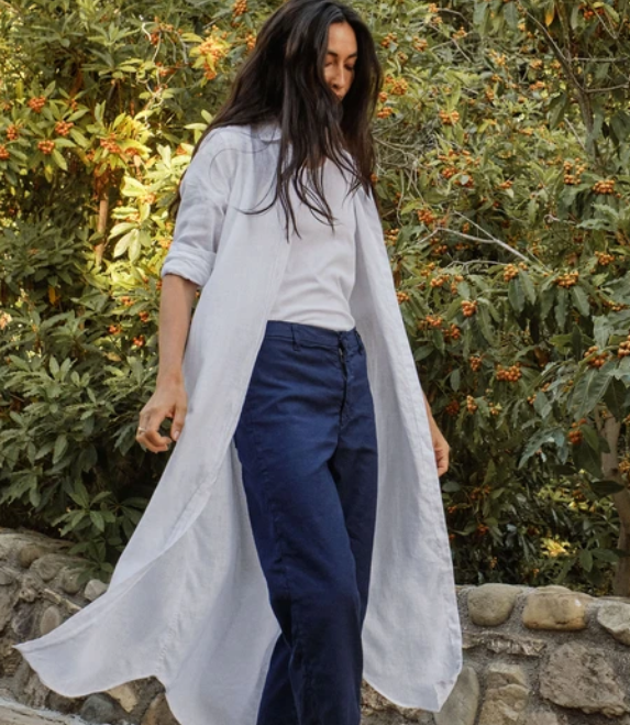 FRANK & EILEEN Rory Linen Shirt Dress