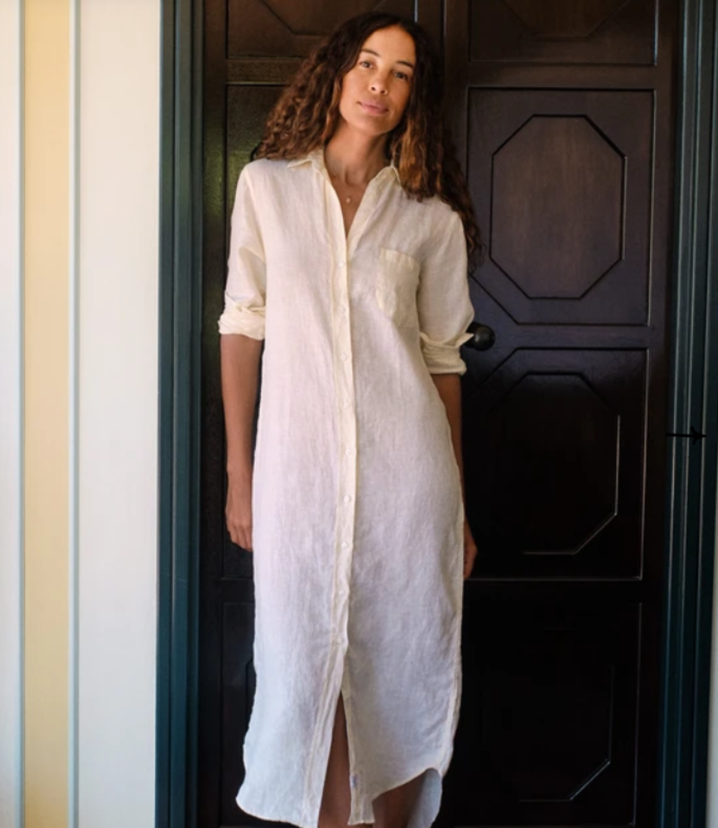 FRANK & EILEEN Rory Linen Shirt Dress