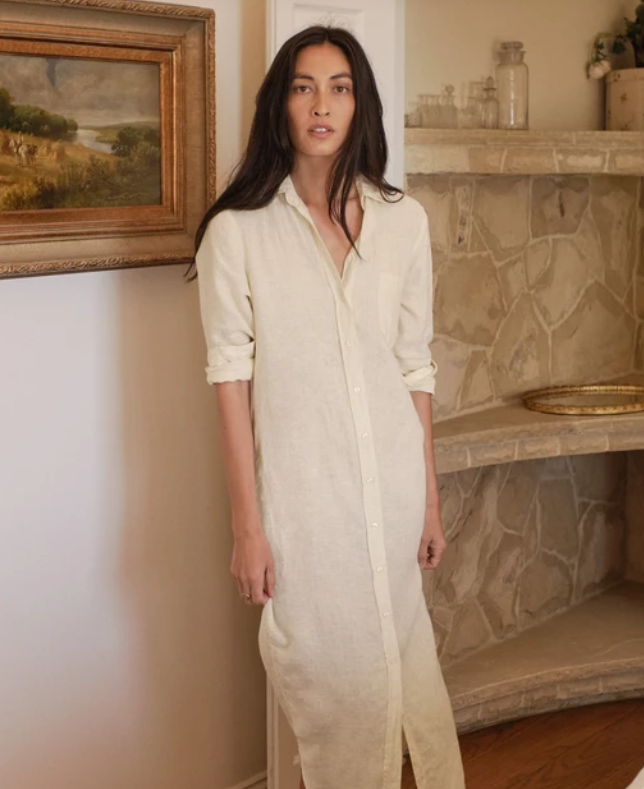FRANK & EILEEN Rory Linen Shirt Dress