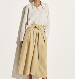 VINCE Belted Palazzo Culotte