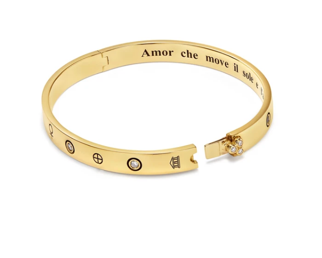 TEMPLE ST CLAIR 18K Diamond Moonstone Astrid Bracelet