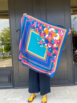 FRANCO FERRARI Maggiore Silk Scarf - Floral