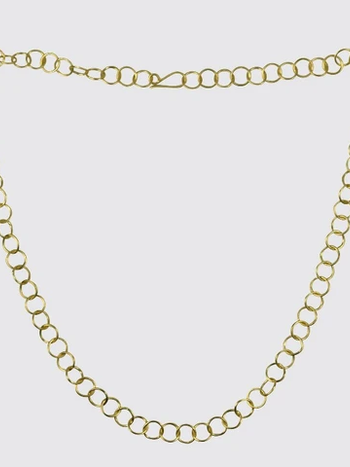 JANE DIAZ 22" Circle Link Chain Necklace