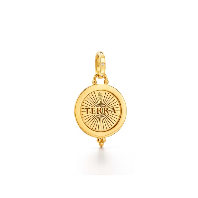 TEMPLE ST CLAIR 18K Diamond Terra Pendant