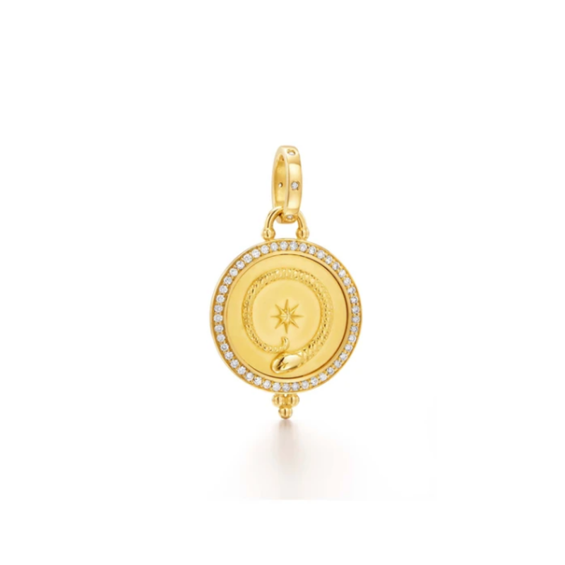 TEMPLE ST CLAIR 18K Diamond Terra Pendant