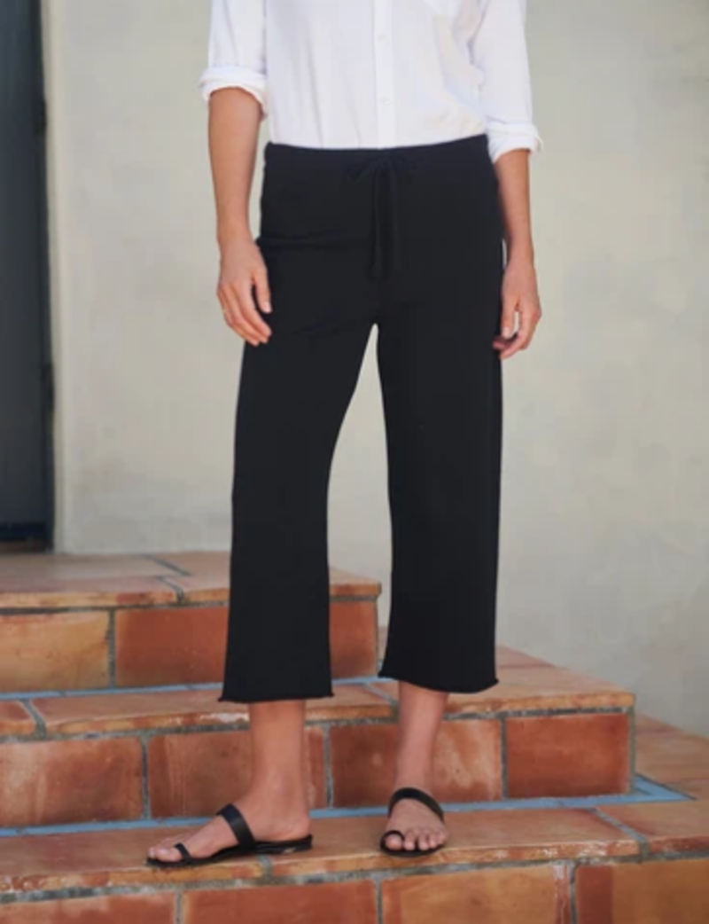 Cropped Wide Leg Sweatpant -