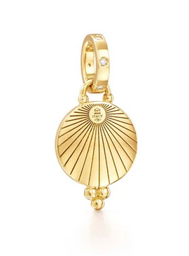 TEMPLE ST CLAIR 18K Diamond Cosmos Flat Pendant