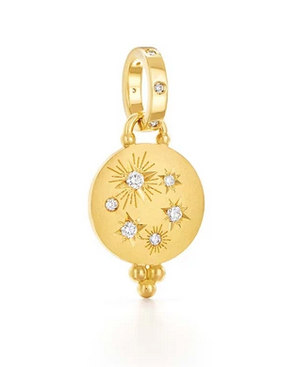 TEMPLE ST CLAIR 18K Diamond Cosmos Flat Pendant