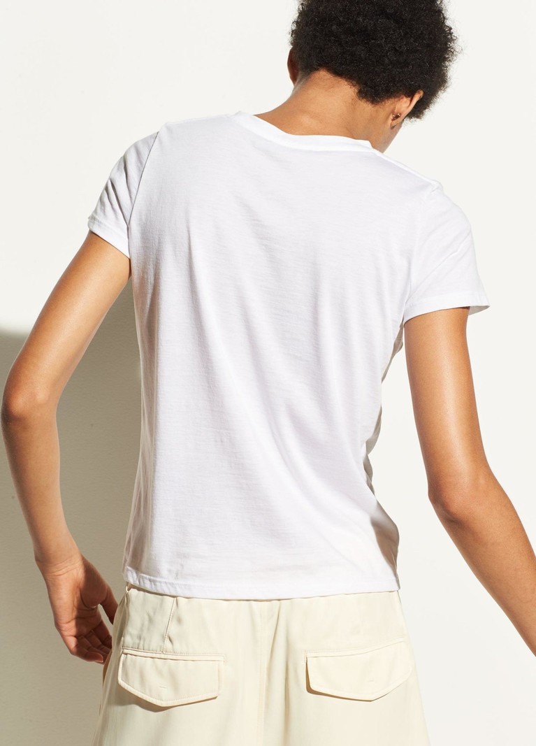 VINCE Essential Pima Cotton Crew Tee