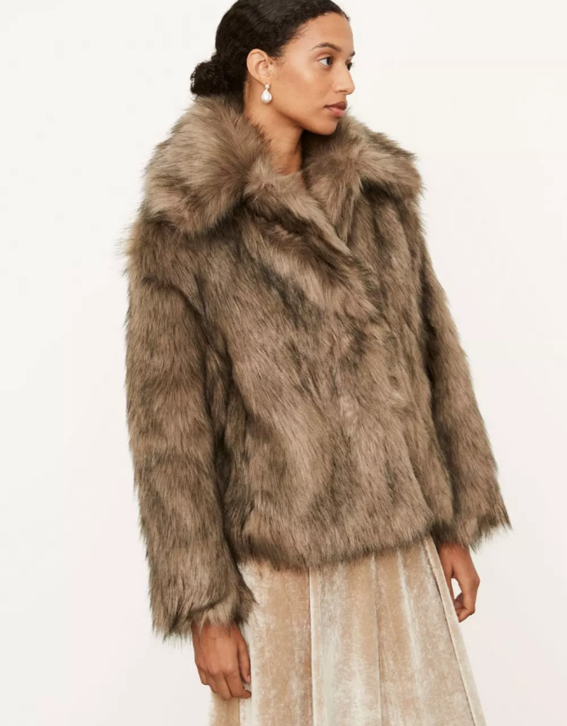 VINCE Luxe Faux Fur Jacket -