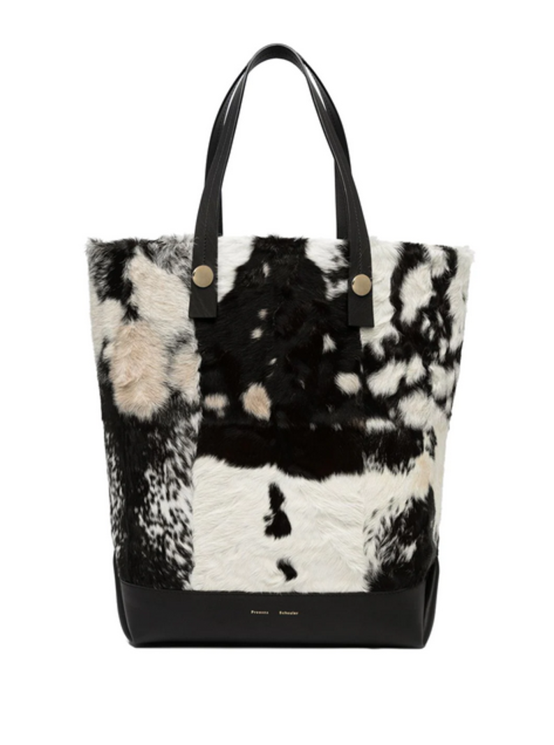 PROENZA SCHOULER Spotted Shearling North South Tobo Tote