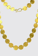 JANE DIAZ Handmade Disc Chain Necklace
