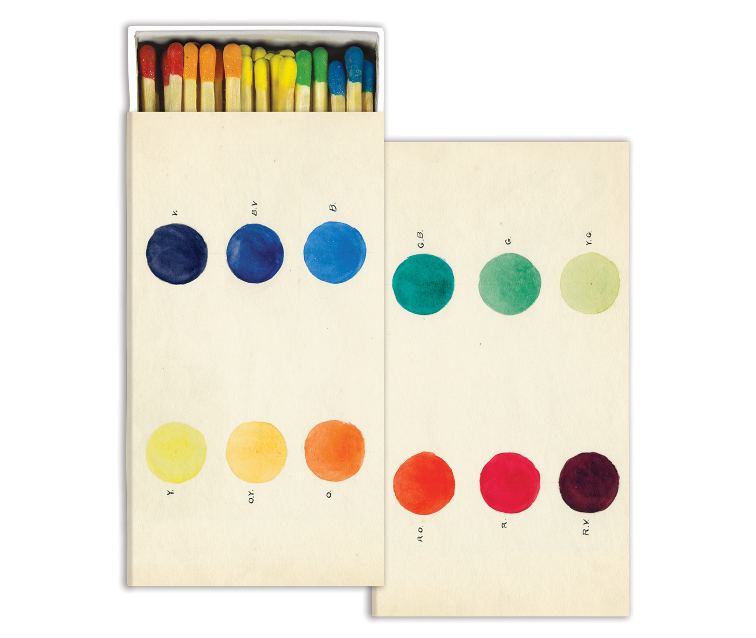 JOHN DERIAN John Derian Co. Matches - Intervals of Sevenths - Rainbow