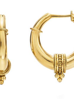 TEMPLE ST CLAIR 18K Small Hellenistic Hoop Earring