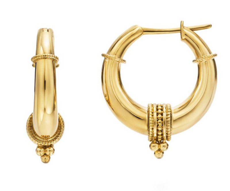 TEMPLE ST CLAIR 18K Small Hellenistic Hoop Earring