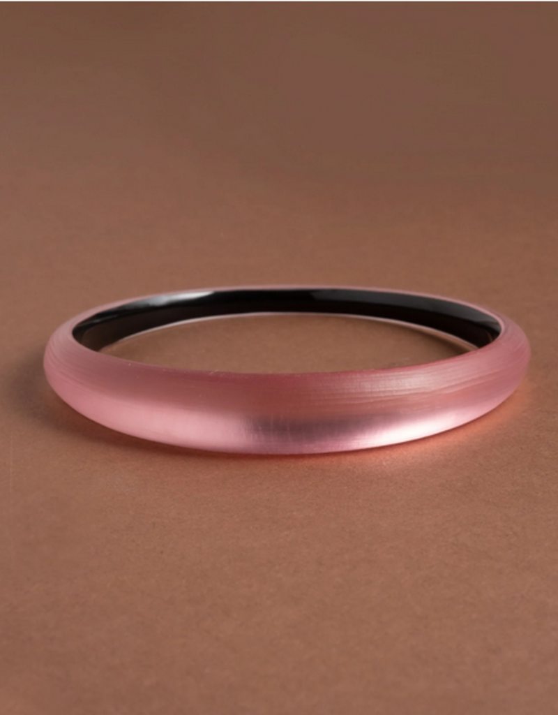 ALEXIS BITTAR Skinny Tapered Bangle - Muted Pink